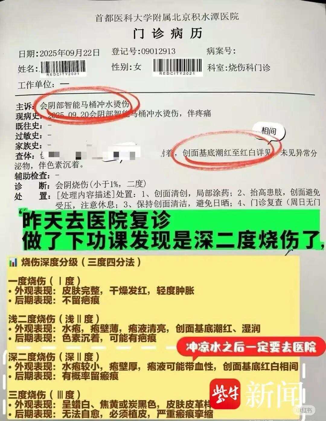 皇冠代理登3平台_女子上厕所被烫到尖叫弹起!用了3年的智能马桶突然卡顿皇冠代理登3平台,下一秒喷冒烟开水,被烫后冲1小时冷水仍二度烧伤
